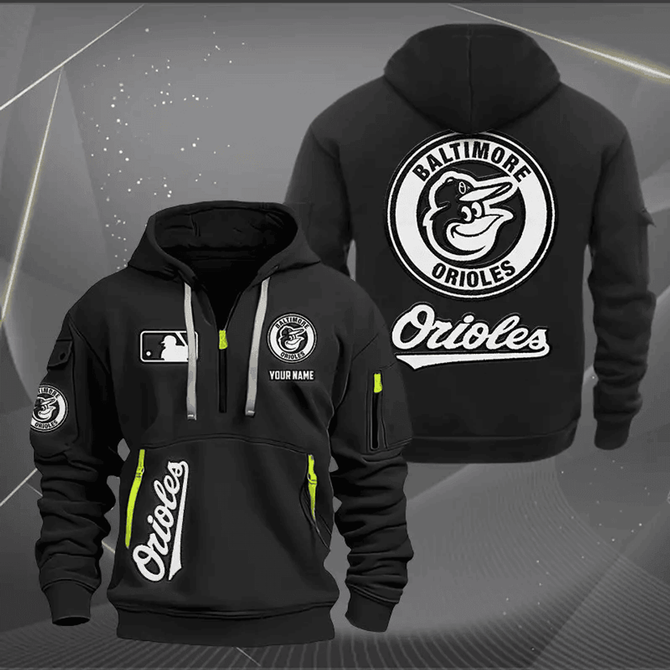 Baltimore Orioles Tactical Hoodie, Baseball Fan Hoodie, Military Style Sweatshirt
