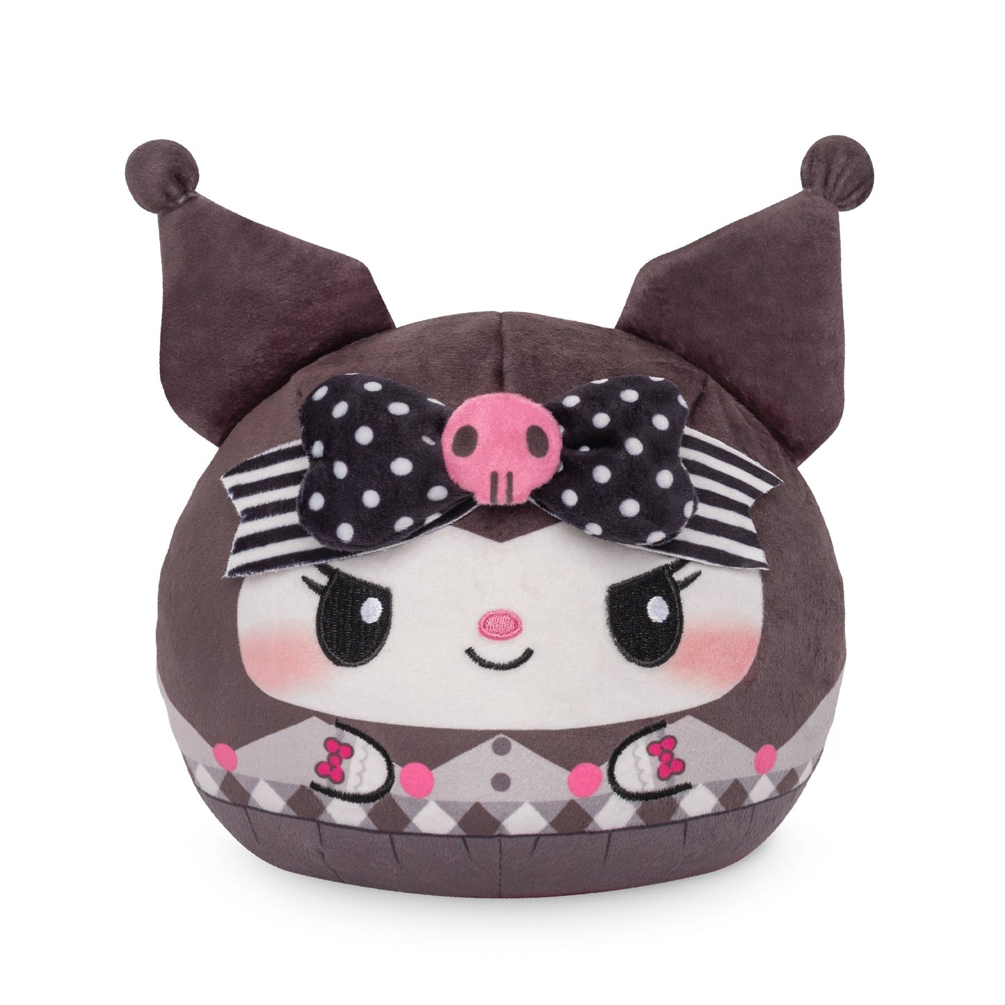 Anniversary My Melody & Kuromi 6" Reversible Plushie (Pink + Black)