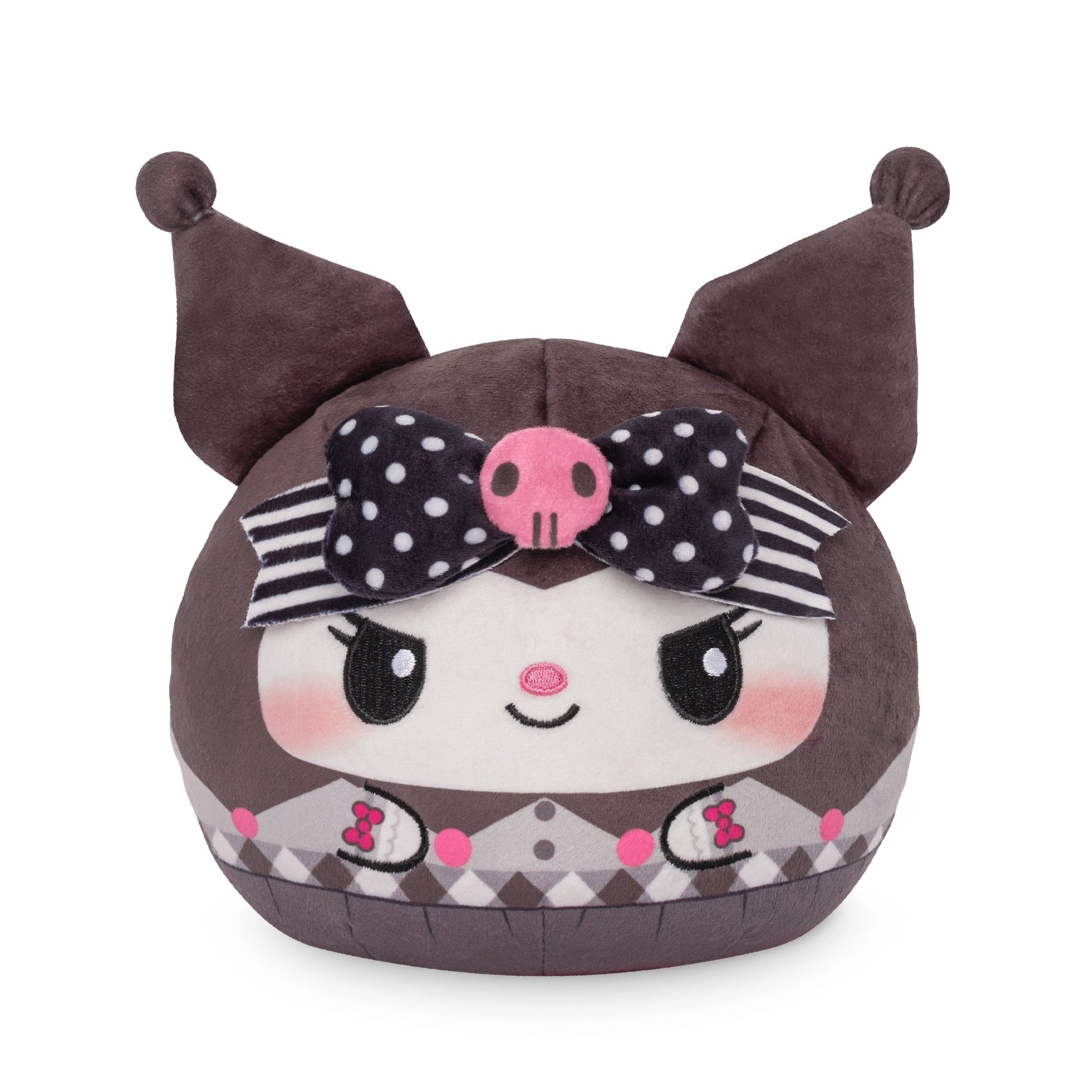 Anniversary My Melody & Kuromi 6" Reversible Plushie (Pink + Black)