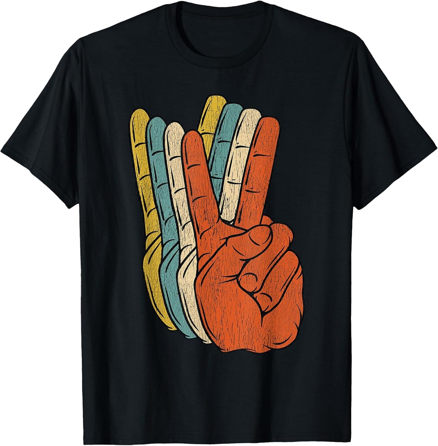 Retro Peace Vintage 60's 70's Hippie Gift T-Shirt