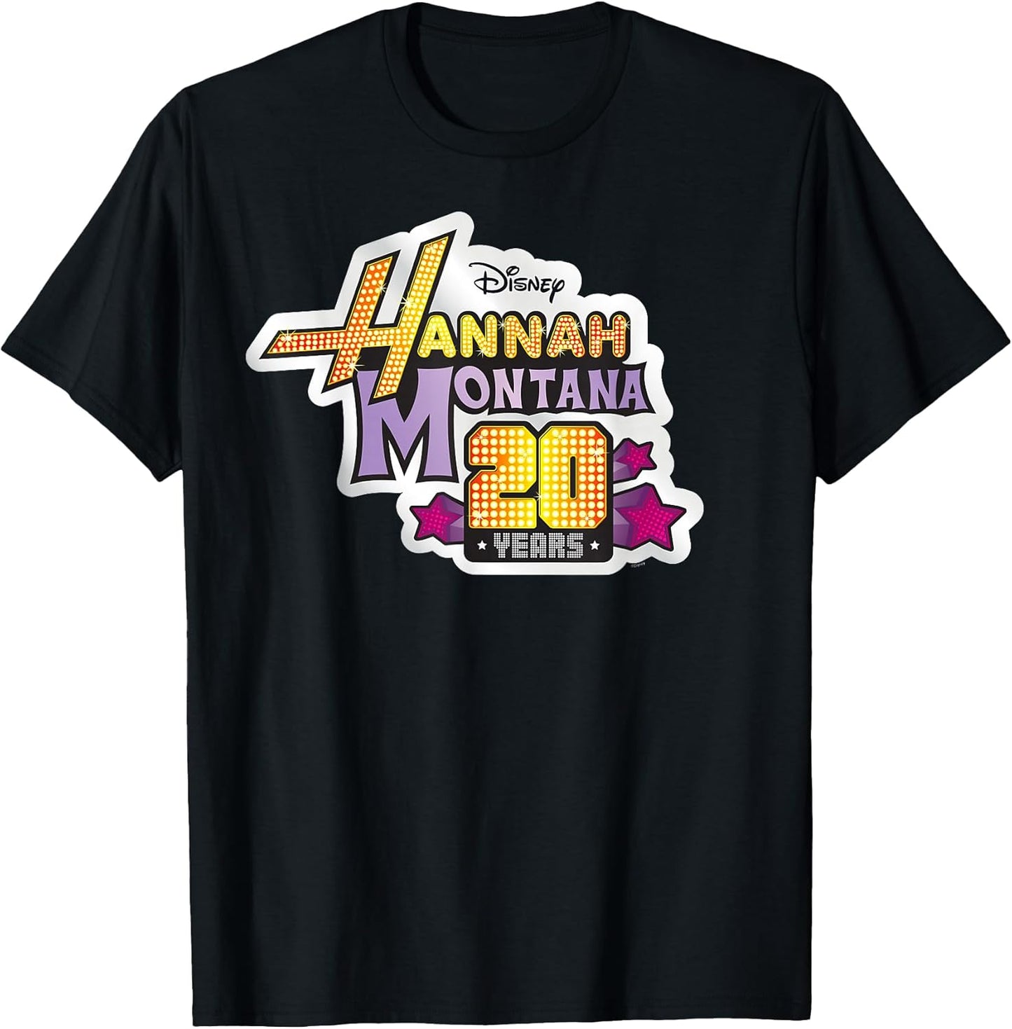 Hannah Montana 20th Anniversary Official Logo T-Shirt