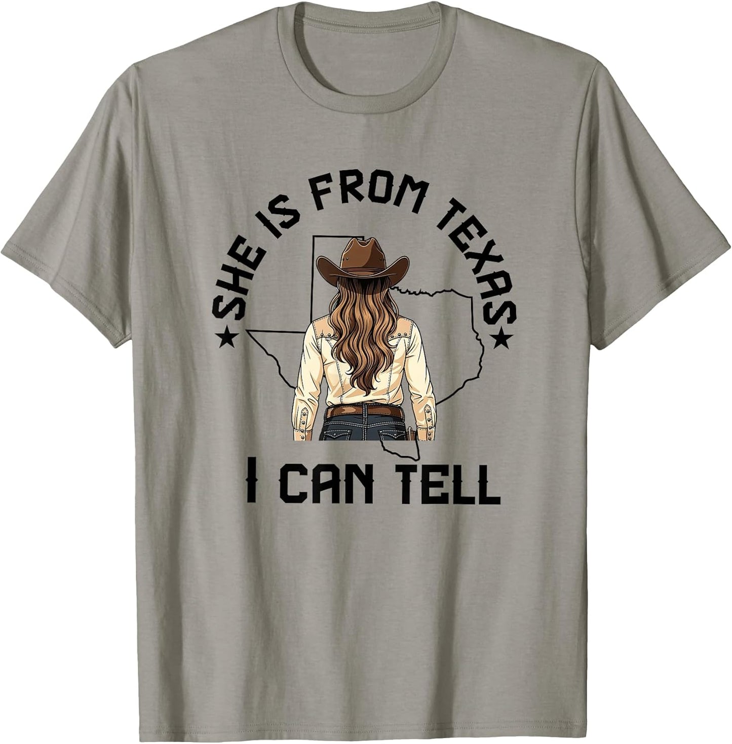She is from texas I can tell merch apparel