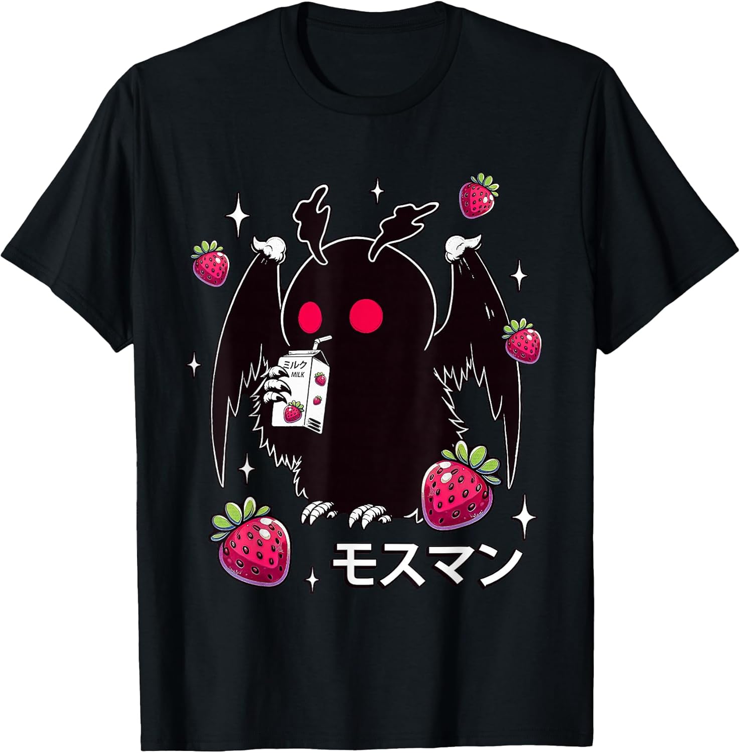 Japanese Otaku Anime Mothman Strawberry Milkshake