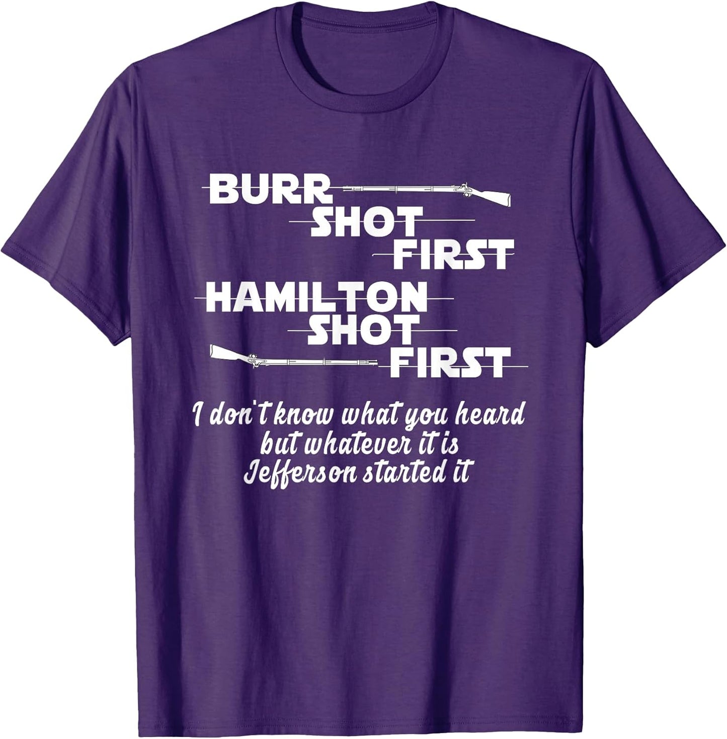 Burr Shot First Hamilton Gift Design