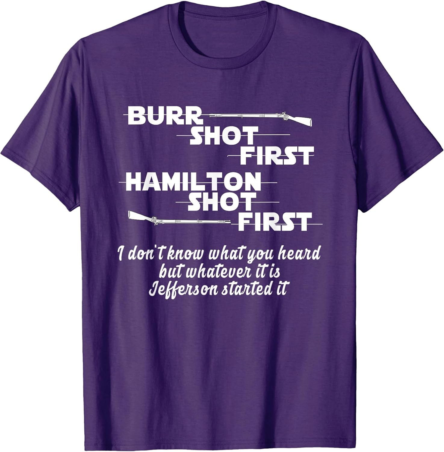 Burr Shot First Hamilton Gift Design