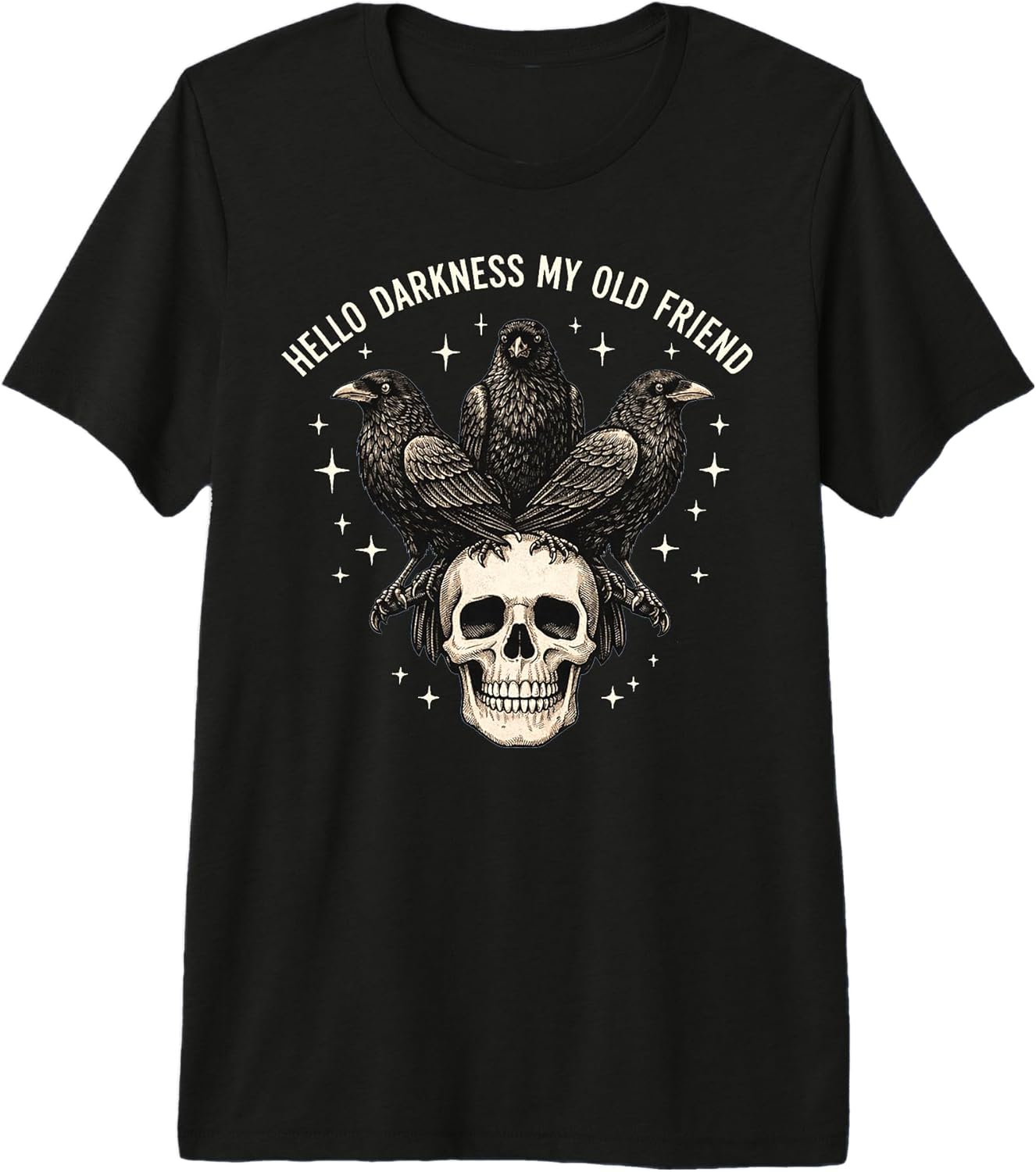 Vintage Raven Crow Dark Humor Gifts Men Women