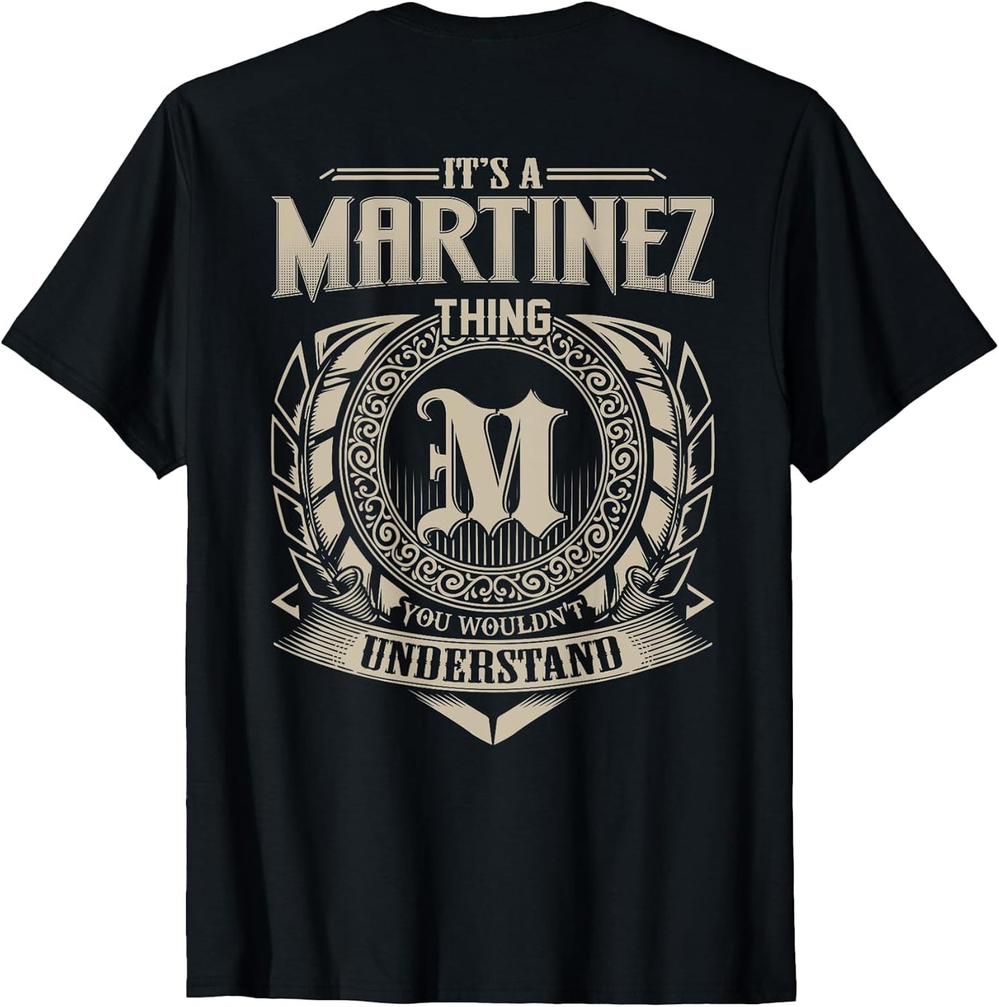 Proud MARTINEZ Name Family Vintage Tee