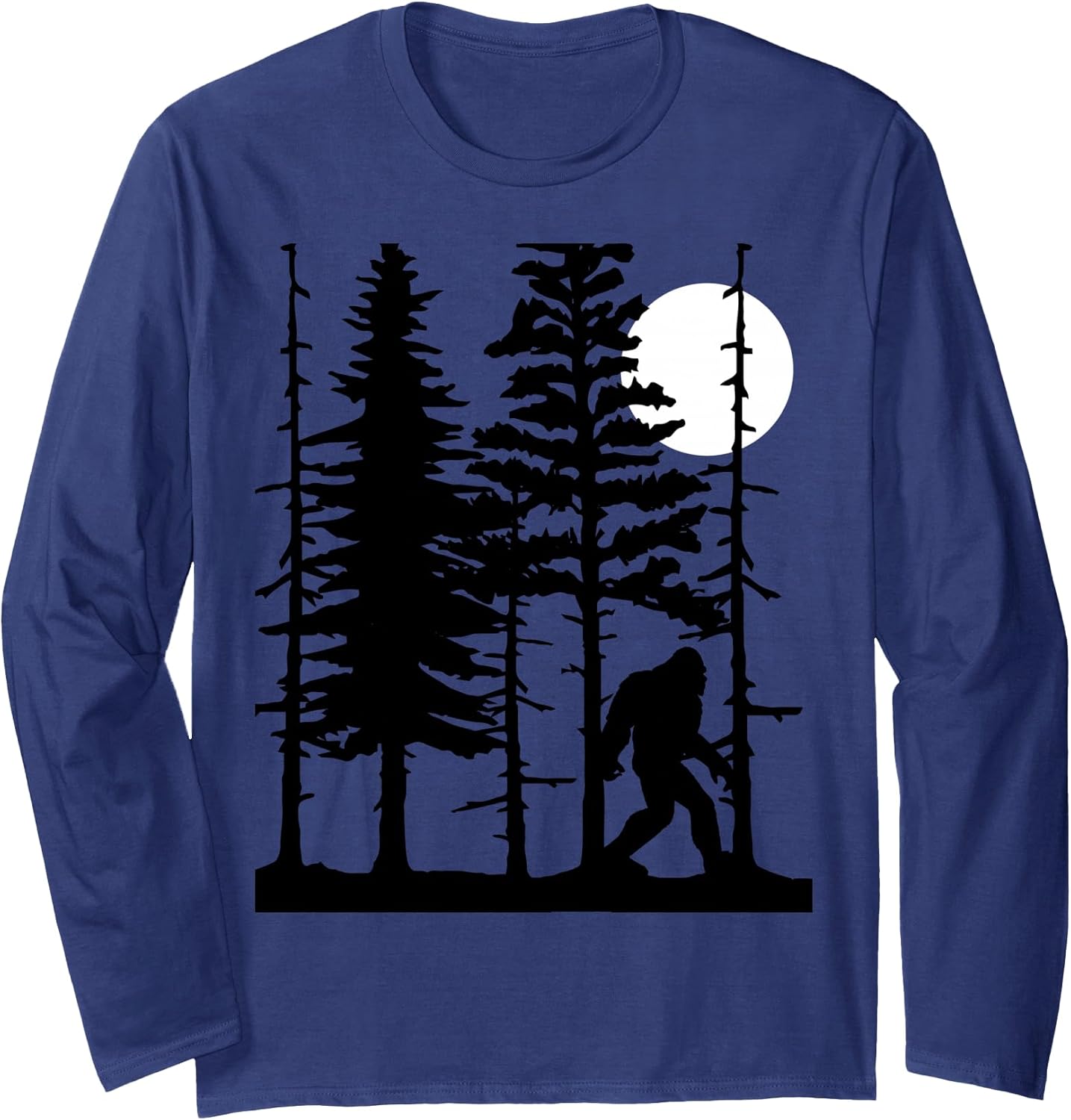 Bigfoot Hiding in Forest