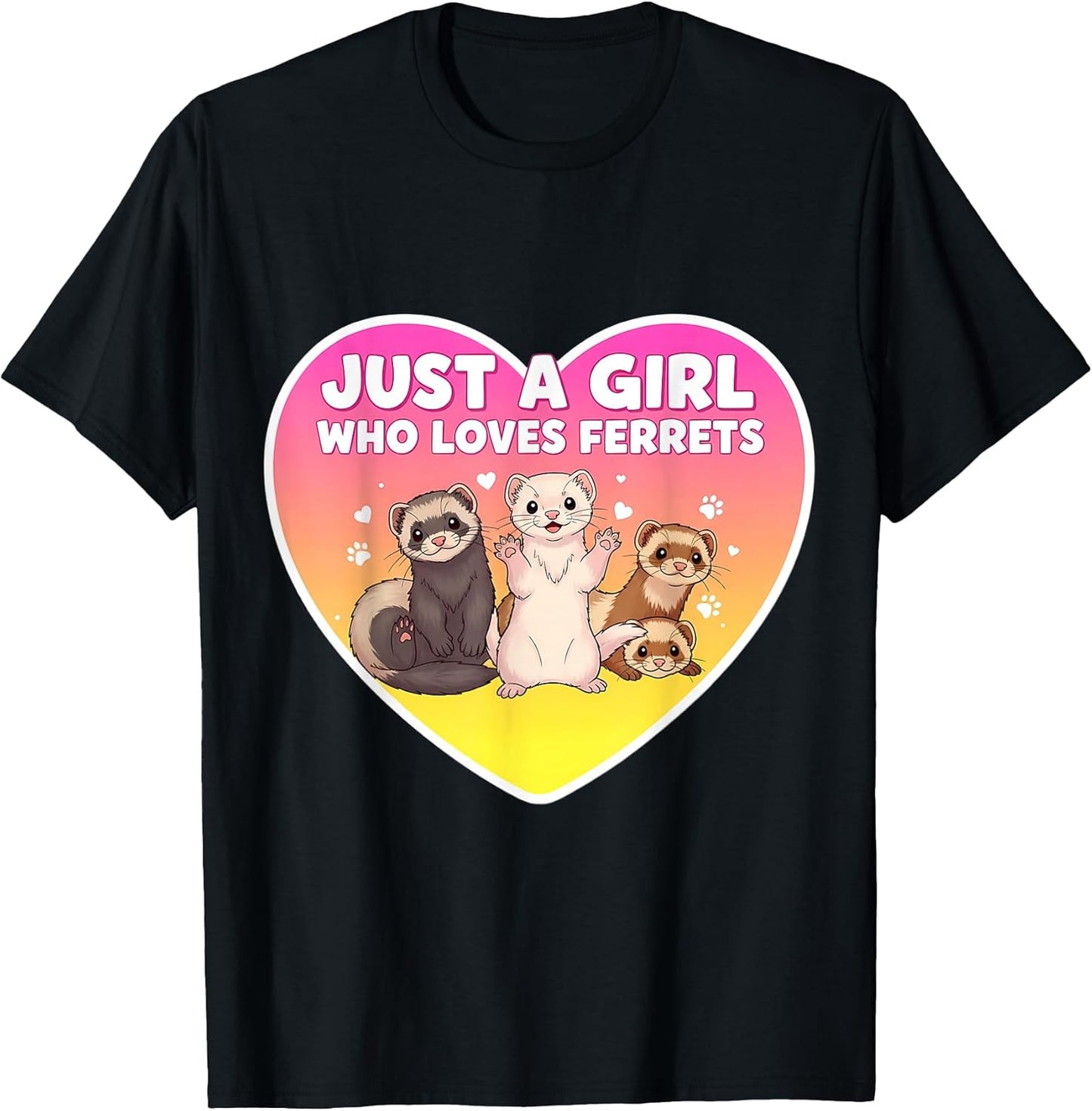 Just A Girl Who Loves Ferrets Cute Owner Merch