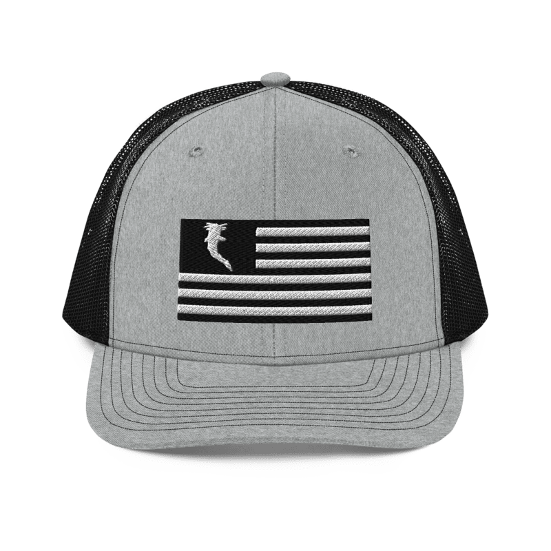 Flag Embroidered BnW (Snapback)