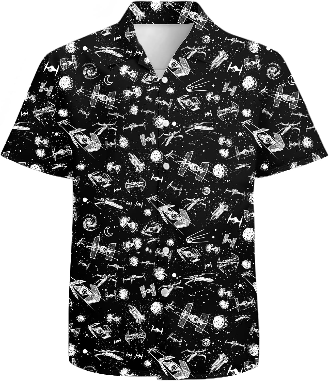 Mens Funny Hawaiian Shirts 3D Graphic Button Down Short Sleeve Tropical Holiday Beach Aloha Shirt