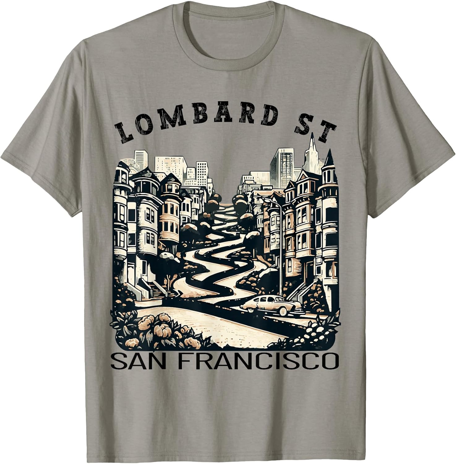 Lombard Street SF Urban Landscape Artistic
