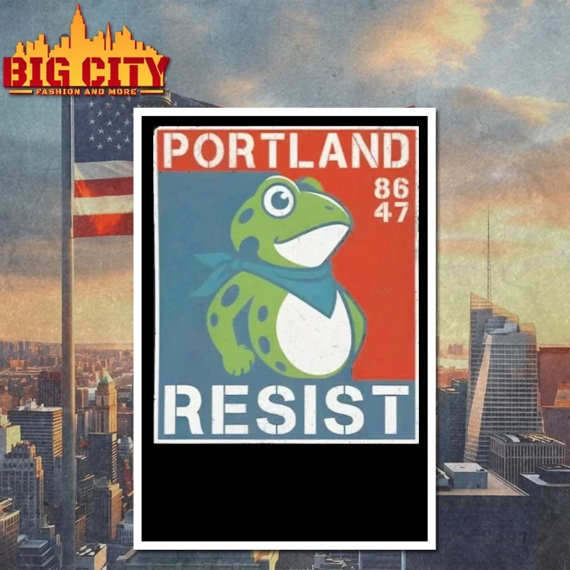 8647 Resist Portland Frog Shirt