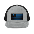 Flag Embroidered Car. Blue (Snapback)