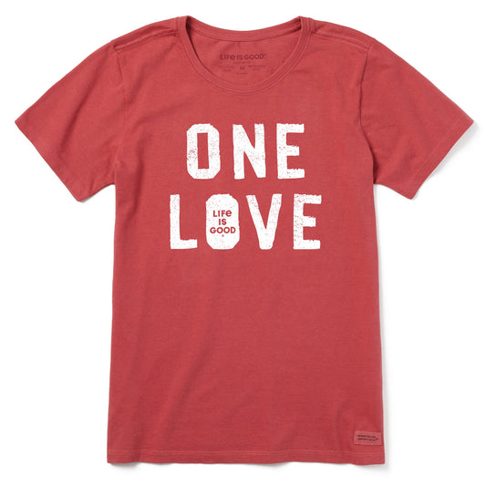 Women's One Love Block Short Sleeve Crusher Tee