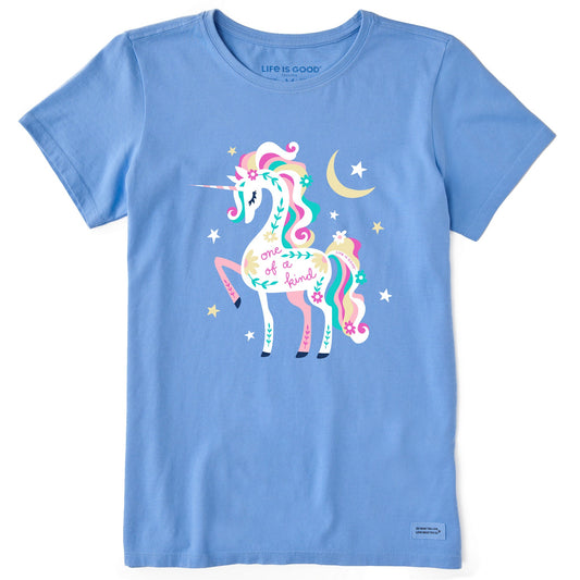 Women's One of a Kind Unicorn Short Sleeve Crusher Tee