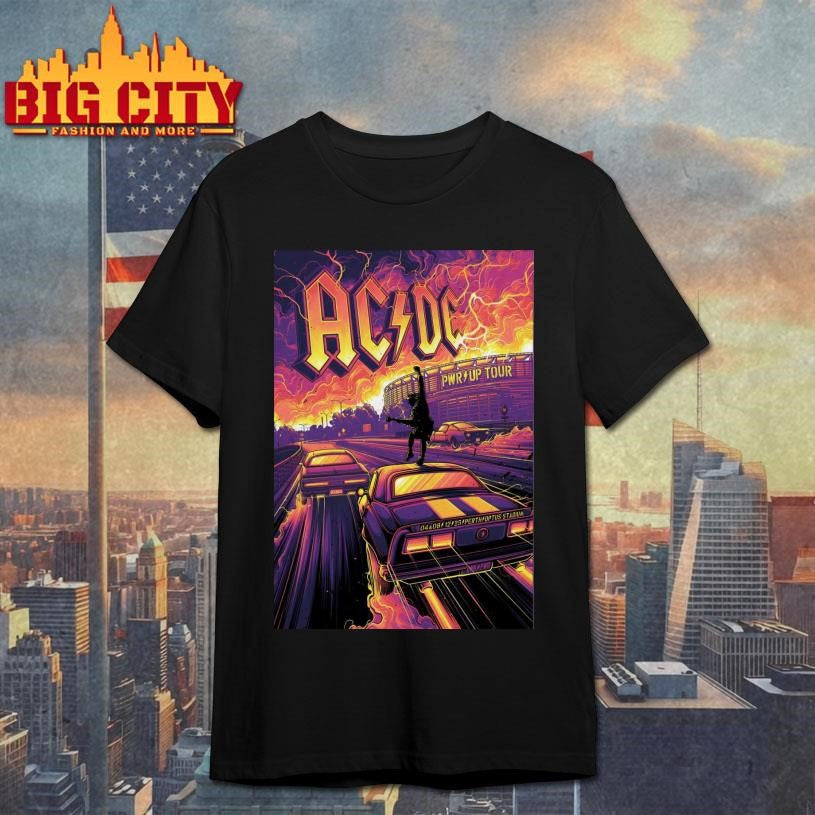 AC DC 4-8_12_2025 Perth At Optus Stadium Poster Shirt