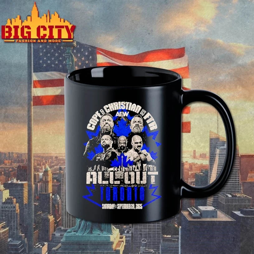 AEW ALL OUT 2025 Matchup Cope and Christian Cage vs FTR shirts