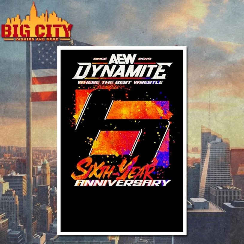 AEW Dynamite – 6th Anniversary shirt