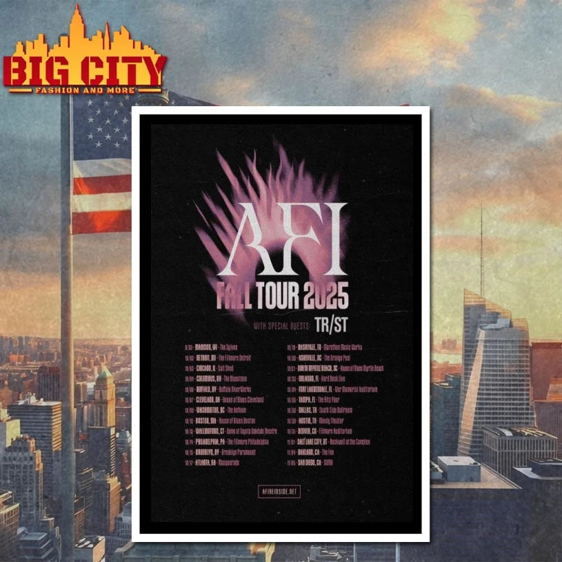 AFI Fall Tour 2025 Poster shirt