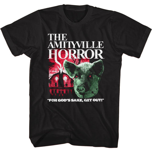 AMITYVILLE HORROR Terrific T-Shirt, Pig & House