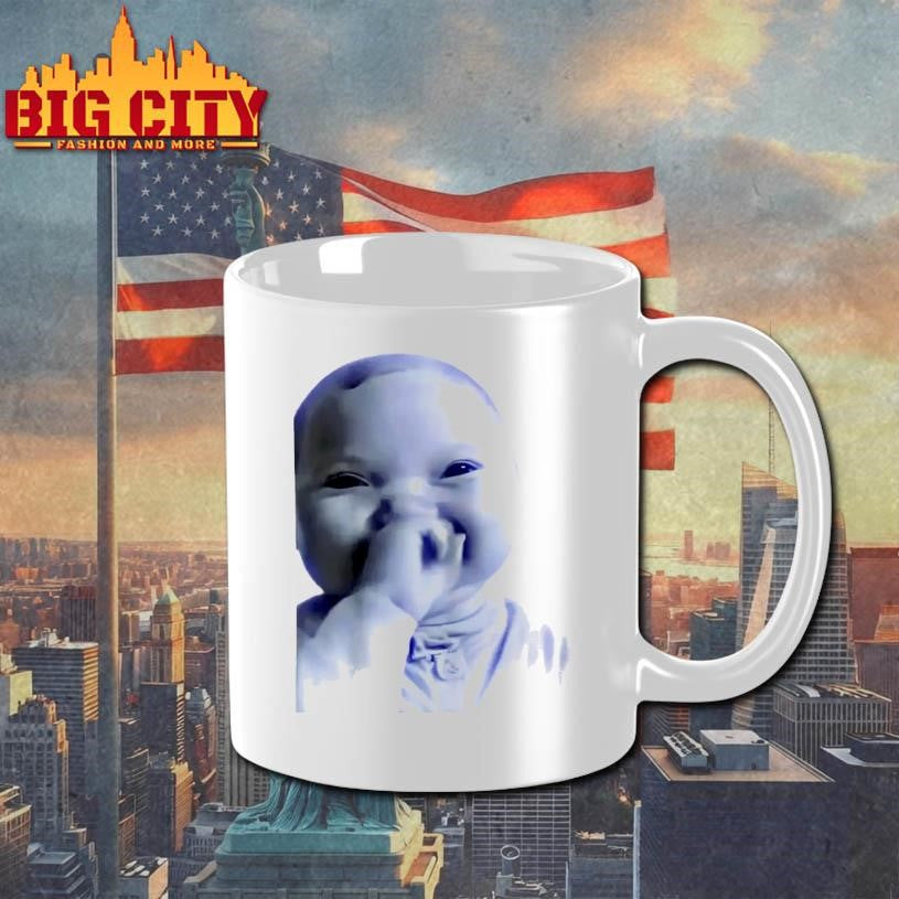 AI Baby Holding Laugh Meme Shirt