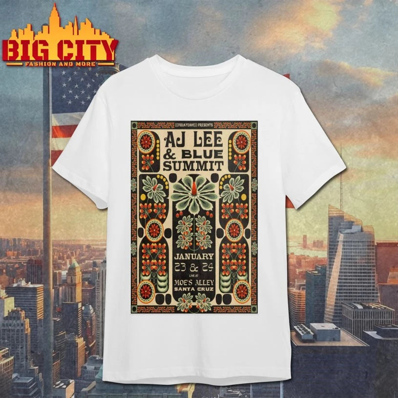 AJ Lee &amp; Blue Summit Santa Cruz, CA January 23-24 2026 Poster Shirt