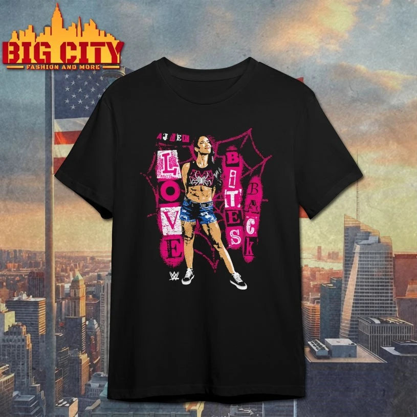AJ Lee Love Bites Back WHT Shirt