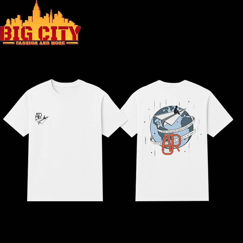 AJR Shop Paper Plane Two Sided Shirt