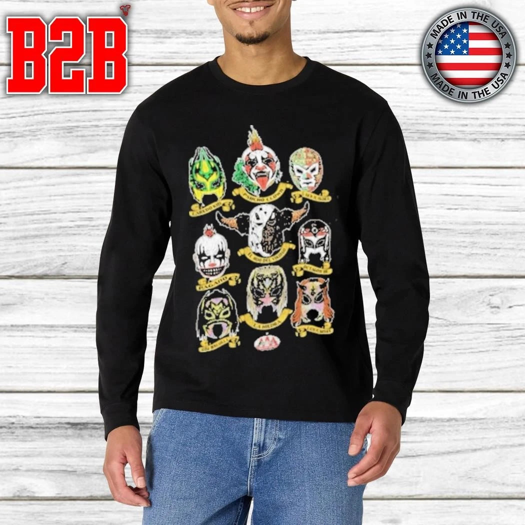 Aaa Luchadores Masks Shirt
