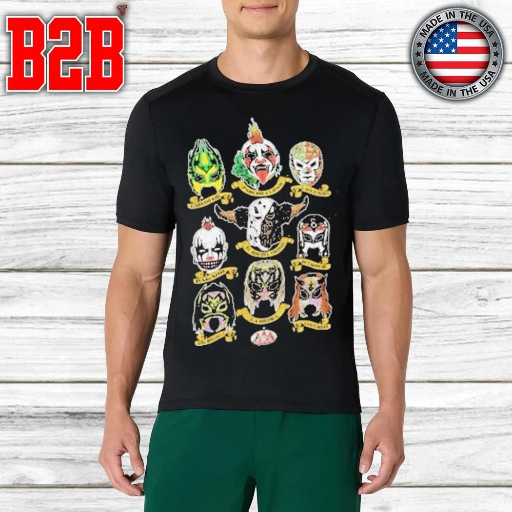 Aaa Luchadores Masks Shirt