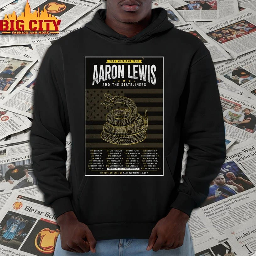 Aaron Lewis 2026 American Tour Poster Shirts