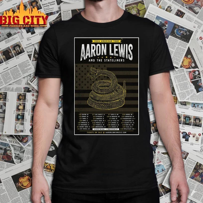 Aaron Lewis 2026 American Tour Poster Shirts