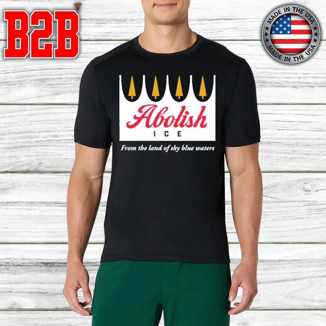 Abolish Ice From The Land Of Sky Blue Waters Shirt