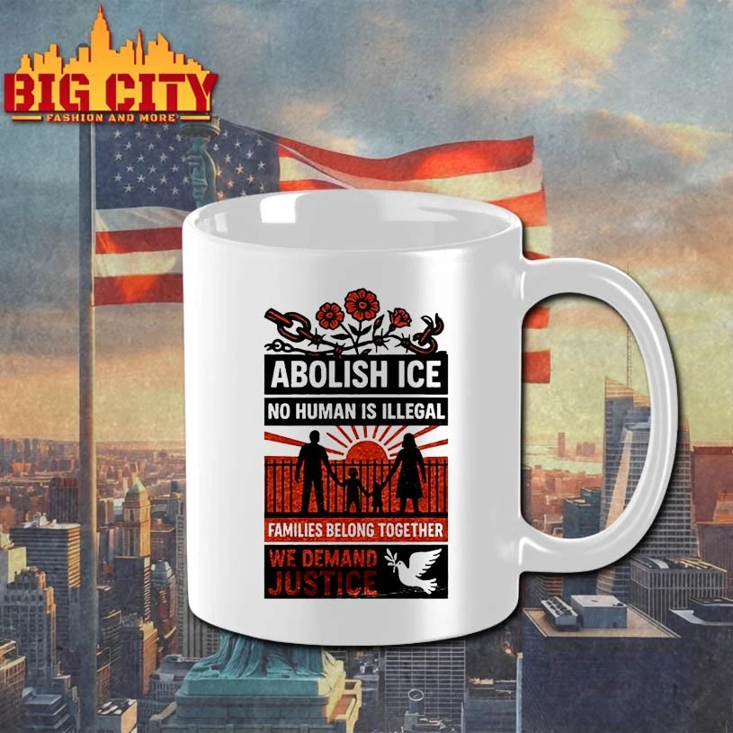 Abolish Ice No Human Is Illegal Families Belong Together We Demand Justice Shirt