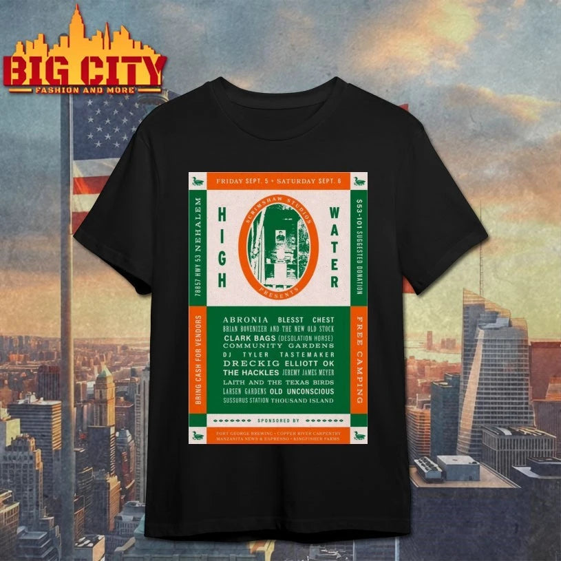 Abronia Band High Water Sept 5 2025 Poster Shirt