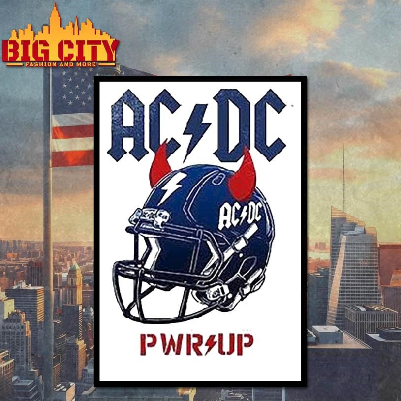 Ac Dc Pwr Up Are You Ready Helmets Cities Shirt