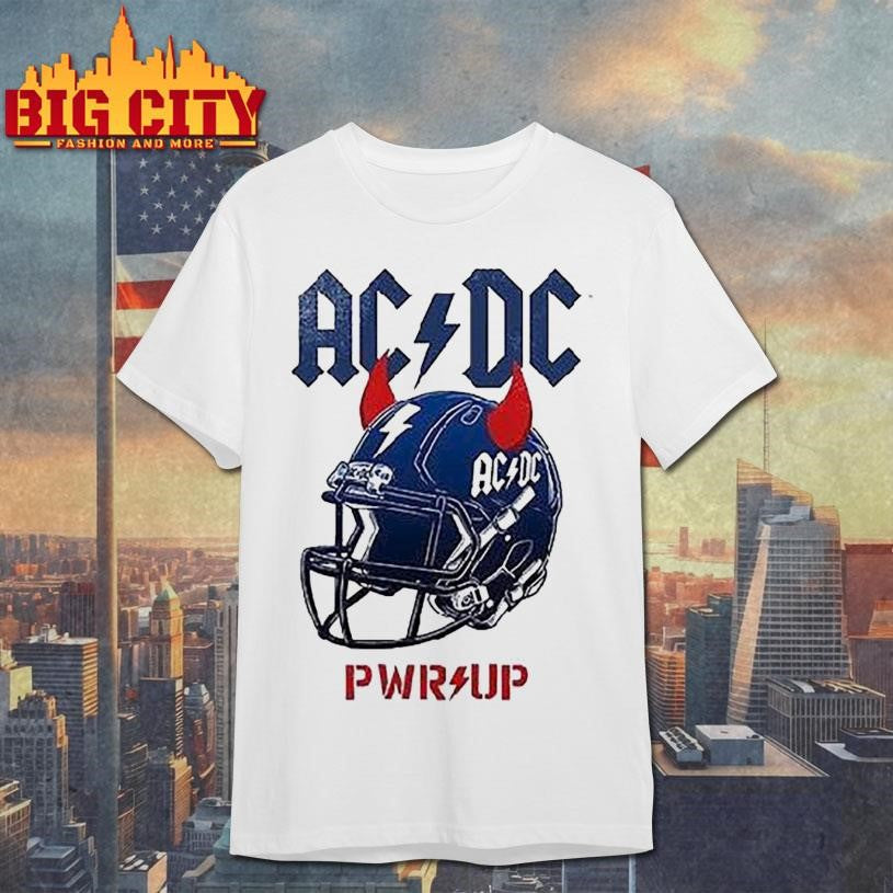 Ac Dc Pwr Up Are You Ready Helmets Cities Shirt