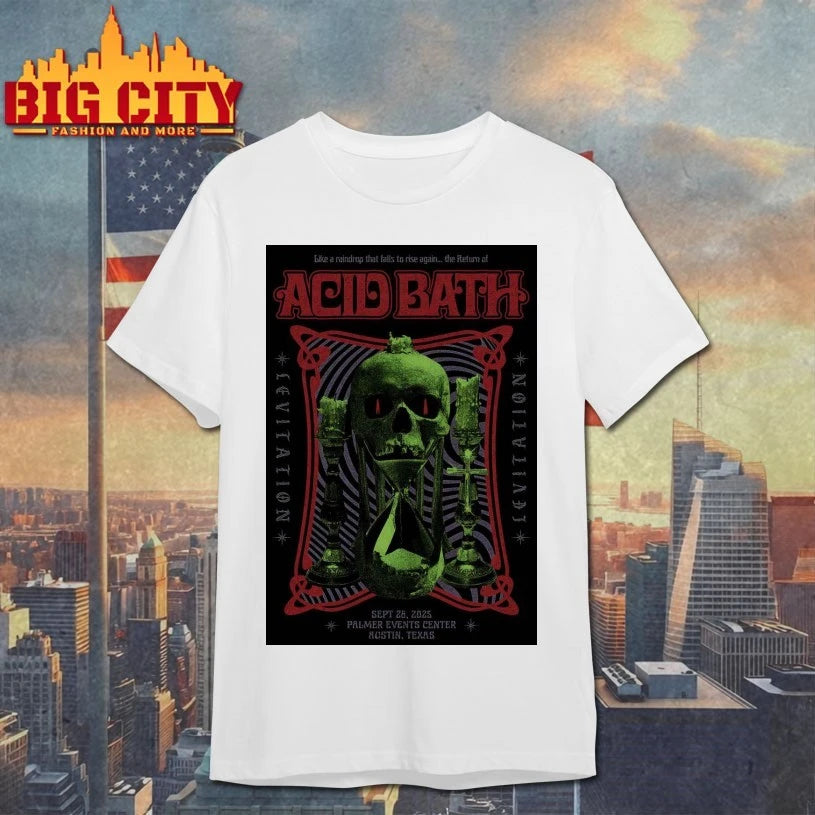 Acid Bath 9.25.2025 Austin TX Poster shirt