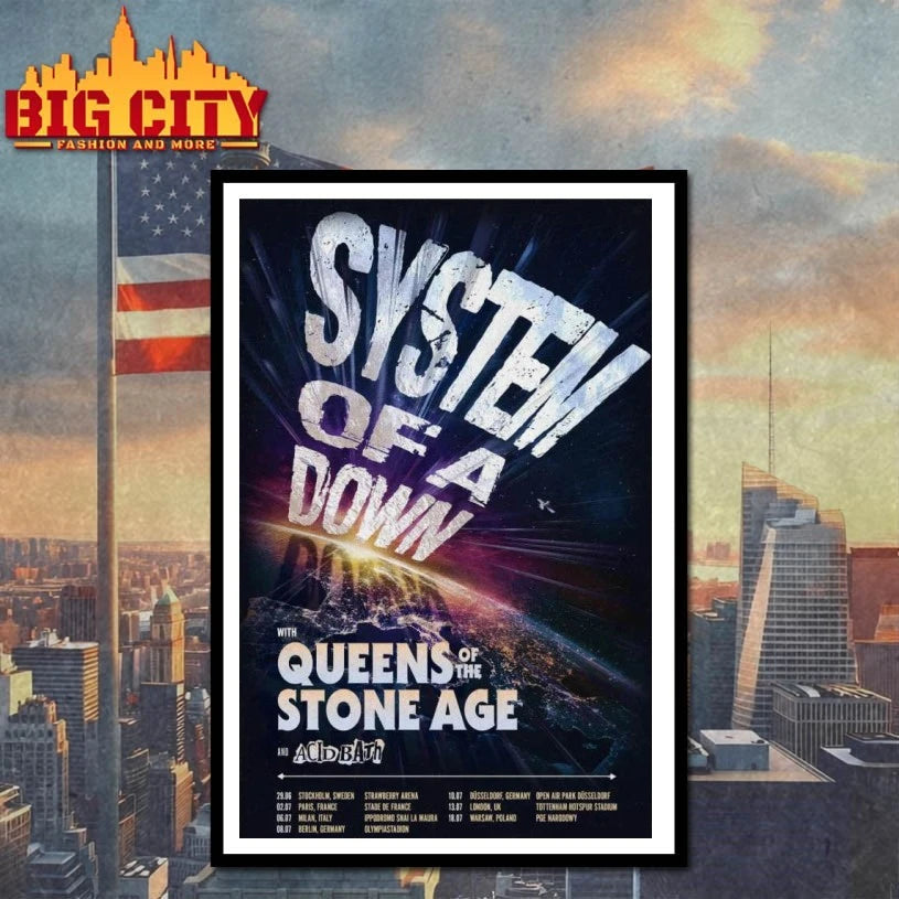 Acid Bath Poster Tour June &amp; July 2025 Poster shirt