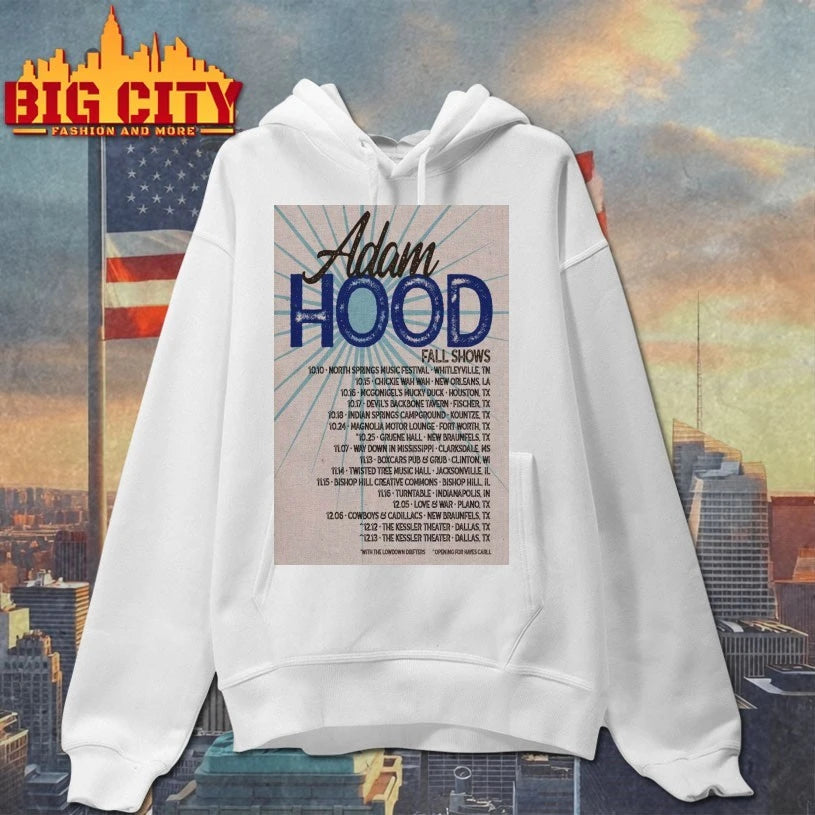 Adam Hood Fall Tour Poster Shirt