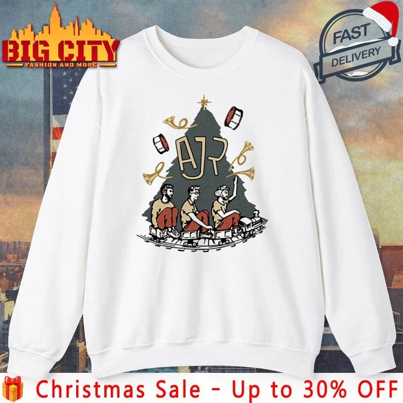 Adam Met Jack Met Ryan Met AJR band Christmas tree 2025 shirt