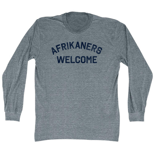 Afrikaners Welcome Adult Tri-Blend Long Sleeve T-shirt