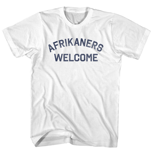 Afrikaners Welcome Adult Cotton T-shirt Style006