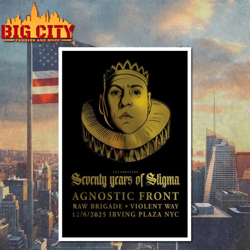 Agnostic Front 12.6.2025 New York NY Poster shirt