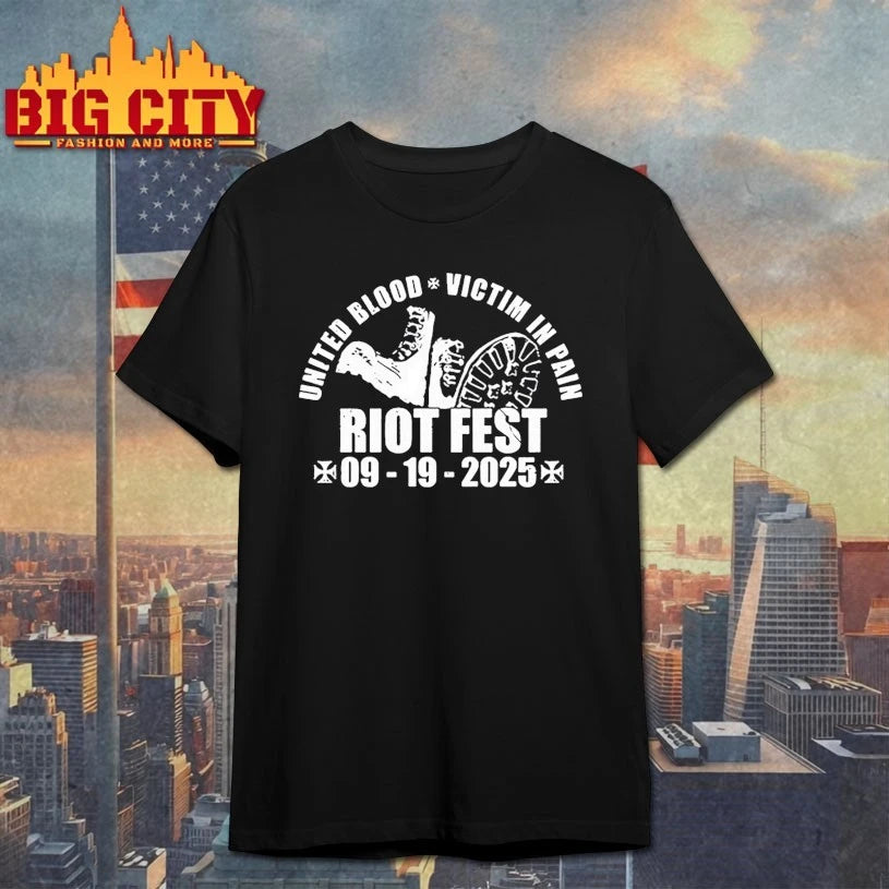 Agnostic Front Riot Fest 09-19-2025 shirt