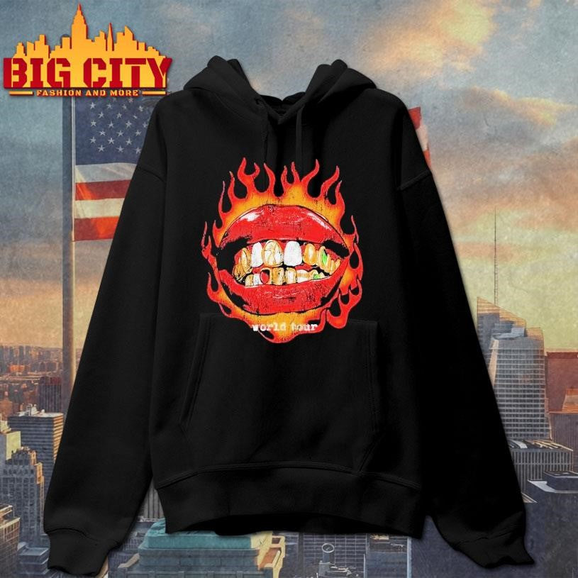 Aj Volten World Tour Mouth Shirt