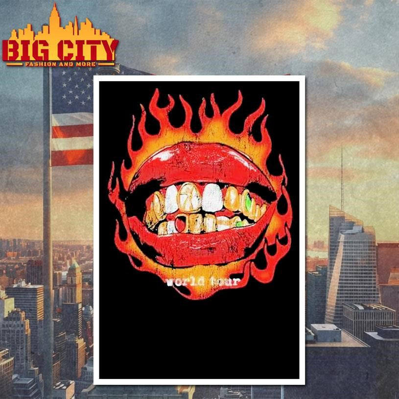 Aj Volten World Tour Mouth Shirt