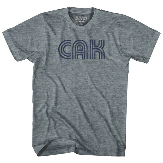 Akron CAK Airport Adult Tri-Blend T-shirt Style005