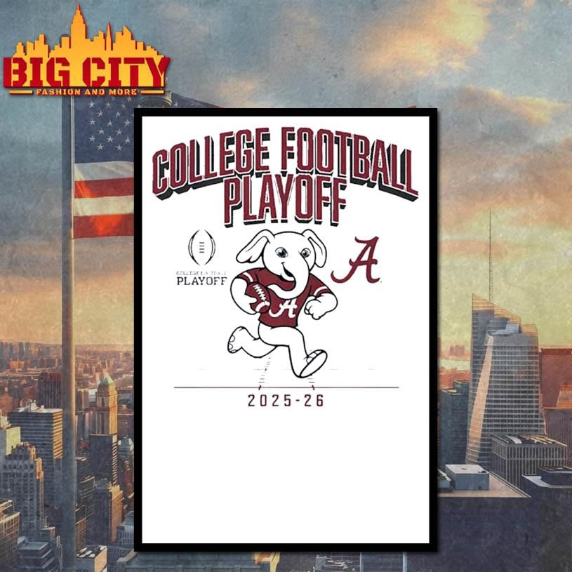 Alabama Football 2025-26 CFP Mascot Shirt